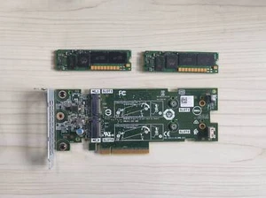 Dell 72WKY BOSS-S1 Controller PCIe Card w / 2x 240GB M.2 SSD TC2RP for R740xd - Picture 1 of 5