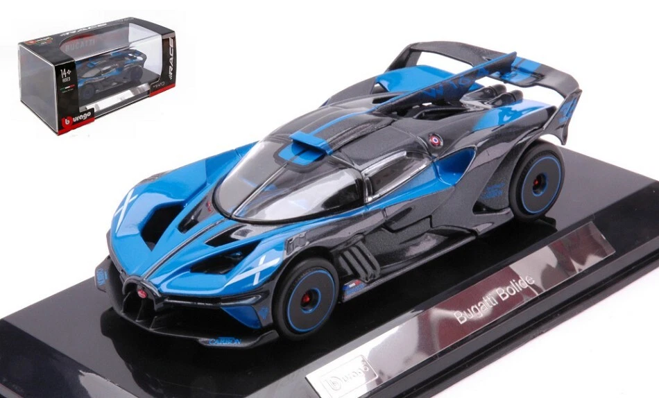 Bugatti Bolide Blue/black 1:43 Model 38306 BBURAGO - Immagine 1 di 1