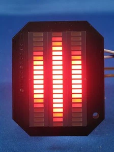 Knight Rider MINI Voicebox Display - KITT - LED VU-Meter in bildschirmgenau rot - Bild 1 von 3