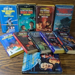 Vintage Star Trek Novel Lot of 10 Books – Pocket Signet Bantam Books – GDC - EXC - Bild 1 von 16