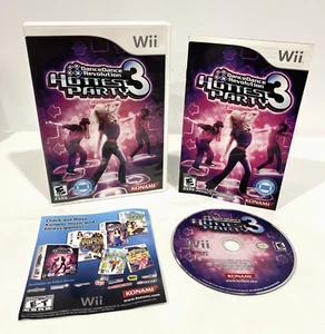 DANCE DANCE REVOLUTION HOTTEST PARTY 3 NINTENDO WII COMPLETE SET 2009 KONAMI - Picture 1 of 4
