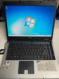 Acer Aspire 5100 Laptop AMD Turion 64 X2 120 GB SSD Windows 7 Fresh - Picture 1 of 12