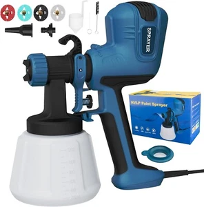 Pistola per Verniciare, 700W HVLP Pistola a Spruzzo per Verniciare con Giunti - Foto 1 di 6