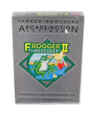 HOSKINSON INDUSTRIES Frogger 2 Game Protector Sleeve Case [Commodore 64]