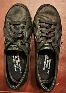 NWOB Skechers Women's Breathe Easy ~ Well Read Oxford ~ Black ~ 6.5 ~ NEVER WORN - Picture 1 of 8