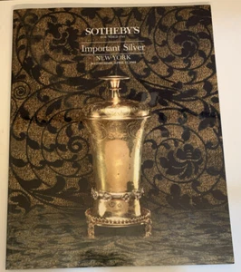 Sotheby's 5701 wichtiger Silber-Auktionskatalog New York 1988 - Bild 1 von 7