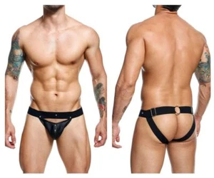 MaleBasics DMBL04 DNGEON Peakaboo Jockstrap Color Black - Picture 1 of 11