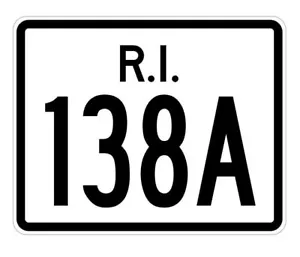 Rhode Island State Road 138A Sticker R4262 Highway Sign Road Sign Decal - Picture 1 of 1