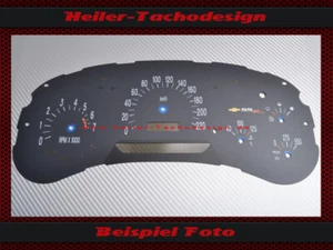 Tachoscheibe für Chevrolet Camaro SSR Modell 2004 140 Mph zu 240 Kmh - Bild 1 von 3