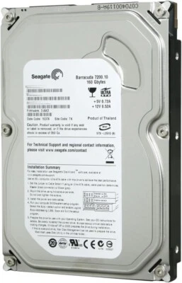 160 GB Ide / P-Ata Seagate barracuda 7200.10 ST3160215A 3,5 " Hard Drive New - Image 1 of 3