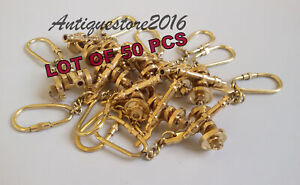 Reproduction Nautical Brass Canon Key Chain Collectible Best Gift Lot of 50 Pcs