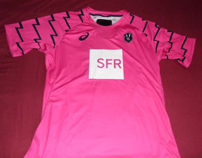 Maillot De Rugby D'Entrainement Stade Français Porté Saison 2015/2016 Taille XXL - Photo 1/4