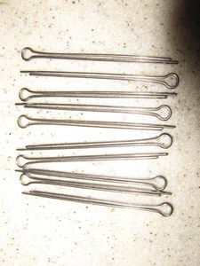 10 pasadores de cotter Monel 400 5/64" x 1-3/4" cada uno para Spirax Sarco APT14 y APT14 HC - Imagen 1 de 4
