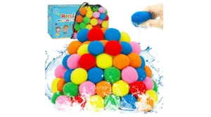 Water Balls Reusable Splash Balloon Ball Outdoor Water Fight Games Pool Party 50 - Picture 1 of 8