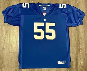 Reebok LaVar Arrington #55 New York Giants Jersey Mens Size 58 3XL Sewn Stitched - Picture 1 of 13