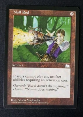 Null Rod - LP, English - Weatherlight - MTG  - Image 1 of 2