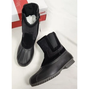 Propét Women's Sz. 8 Insley Zip Close Waterproof Snow Boot In Black NIB - Picture 1 of 7
