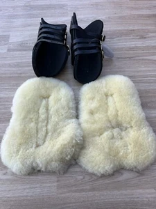 J Barclay & Sons Neoprene Brushing Boots With Sheepskin Liners Full (D) - Picture 1 of 7