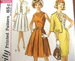 Teen Girls Skirt Sewing Pattern Jacket Vintage Simplicity 4909 Jr Size 11 Cut - Picture 1 of 5