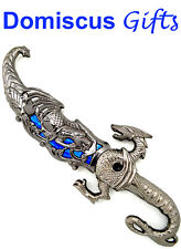 10" NEW! Blue DRAGON Fantasy Sword DAGGER Knife GOTHIC MEDIEVAL Collectible