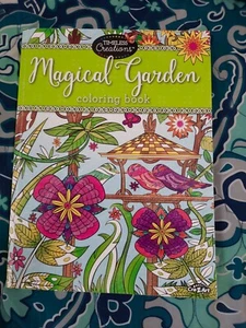 Magical Garden - Timeless Creations - Coloring Book  64 one sided pages CraZart - Picture 1 of 2