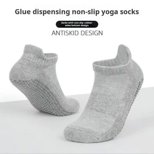 4 Pairs Women Yoga Socks Sports Ankle Socks Non-slip Pilates Socks Excercise AU - Picture 1 of 17