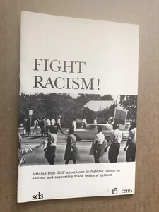 Rassismus bekämpfen! 1969 SDS Booklet - Studenten für eine demokratische Gesellschaft - Bild 1 von 7