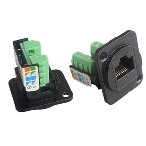 RJ45 CAT5E Netzwerkkabel Scoket RJ45 Panel Installationsmodul Netzwerkkabel6558 - Afbeelding 1 van 7