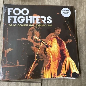 SEALED Foo Fighters Live at Concert Hall, Toronto 1996 Vinyl LP Record Clear Clr - Picture 1 of 2