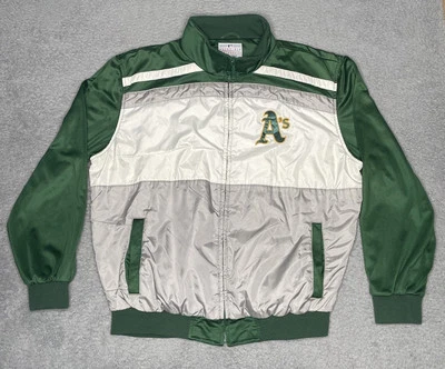 Oakland Athletics A's Jacket GIII Sports by Carl Banks Full Zip Men XL Green - Image 1 of 4
