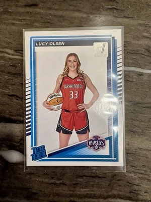 2025 Donruss WNBA #97 LUCY OLSEN RC Rated Rookie  - Image 1 of 2