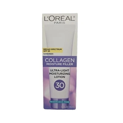 L'Oreal Paris Collagen Moisture Filler Light Lotion SPF 30 1.7 OZ Exp 04/26 - Image 1 of 4