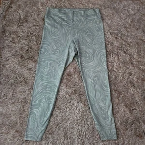 Old Navy Extra High-Waisted PowerChill Leggings Green Swirl Women's Size XL - Picture 1 of 9