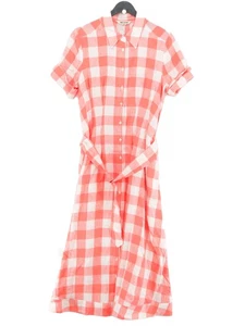 Boden Women's Maxi Dress UK 14 Pink 100% Linen Maxi - Picture 1 of 5