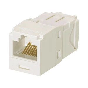 Panduit UTP RJ45 TG-MiniJack Cat6a Off White Bianco - Afbeelding 1 van 1