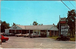 Postcard RESTAURANT SCENE Forked River New Jersey NJ j/29 AN1040 - Picture 1 of 2