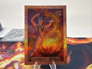 Marvel Masterpieces 1994 Bruja Escarlata Bronce Holofoil 7 de 10 - Imagen 1 de 10