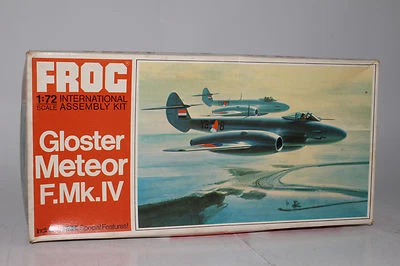 Sapo Holanda Militar Gloster Meteor F.Mk.IV, ESCALA 1:72, NA CAIXA - Imagem 1 de 4