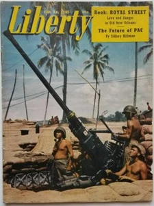 Liberty Magazine February 24, 1945 Wartime Photo Cover - Picture 1 of 12