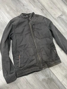 prAna Rawkus Jacke Herren grau Canvas robust Flanell gefüttert - L - Bild 1 von 9