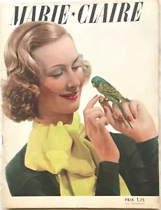 MARIE-CLAIRE n° 38 du 19 Novembre 1937 (1 ère année) ancienne revue Mode Couture - Imagen 1 de 7