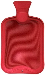 2 Litre Hot Water Large Bottle Natural Rubber High Quality Screw Top Leak Proof - Picture 1 of 18