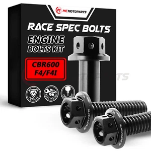 Engine Cover Bolts Screws Aluminum Set Fit Honda CBR600F4 CBR600F4i 1999-2000 - Imagen 1 de 14