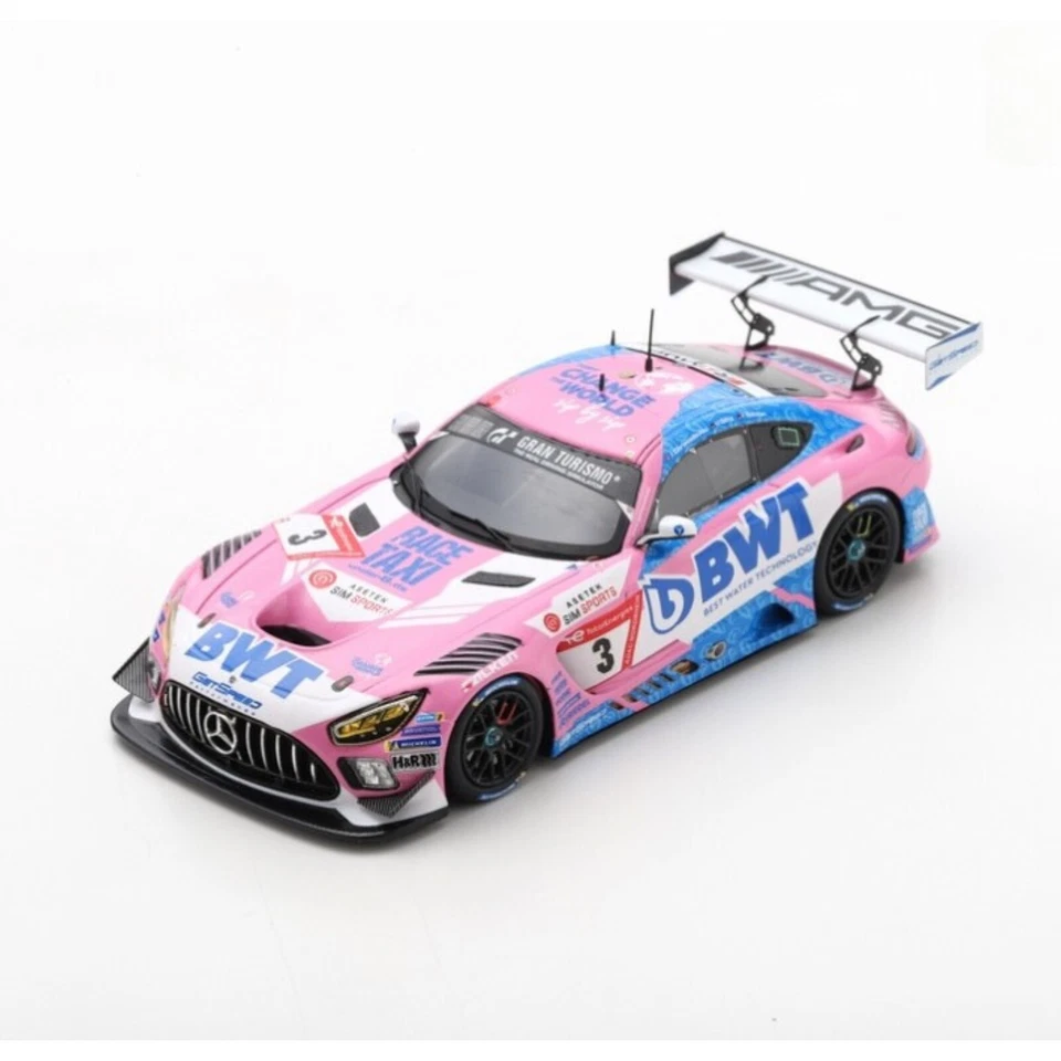 Coche de carreras modelo 1:43 Mercedes AMG GT3 GetSpeed by Spark SG840 Foto 1 de 1