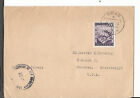 AUSTRIA 1945 VIEWS 60g VIOLET ON CENSOR FIRST DAY COVER TO USA SG;948