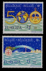 BELGIUM   SCOTT# 1451-1452  MNH  EUROPA - Picture 1 of 1