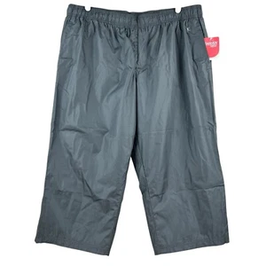 Danskin Now Women's Greystone Loose Fit Woven Track Capri Pants XL (16-18) NWT - Picture 1 of 12