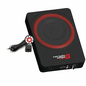 Cerwin-Vega 10" Slim Under Seat 2-ohm 550W Subwoofer Powered MOSFET Amp VPAS10 - Picture 1 of 10