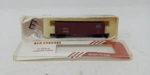 N Scale Red Caboose 40' Steel ARA X29 New York Central Box Car 17050-8 RTR NIB - Picture 1 of 13