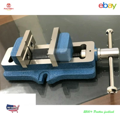 Self Centering Machine Vice 75mm 3" inch Blue Type Vise Jaw Width RAHISHTOOLS